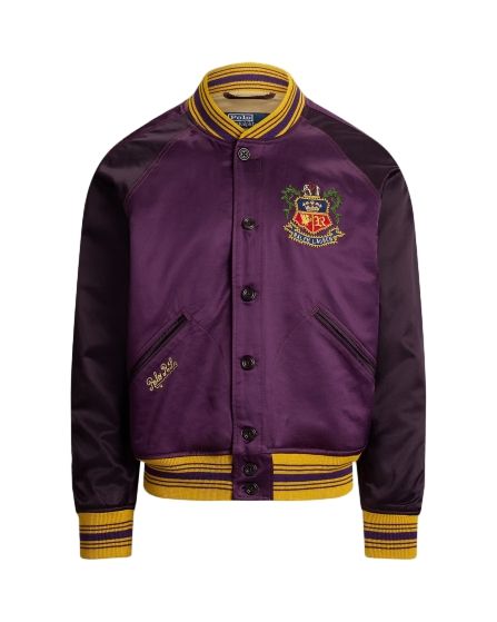 임브로이더 새틴 베이스볼 재킷